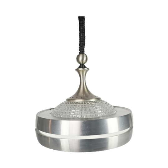 Raak Lichtarchitectuur Amsterdam - Ufo Lamp - Model B-1044 - Kristal - Aluminium - 1960'S 1