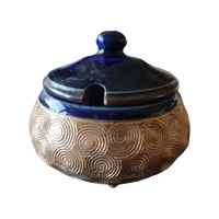 Royal Doulton Lambeth Potje Goudkleurige Cirkels