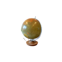 Vintage Wereldbol Globe Lamp Tafellamp Voor 1981 Mid Century