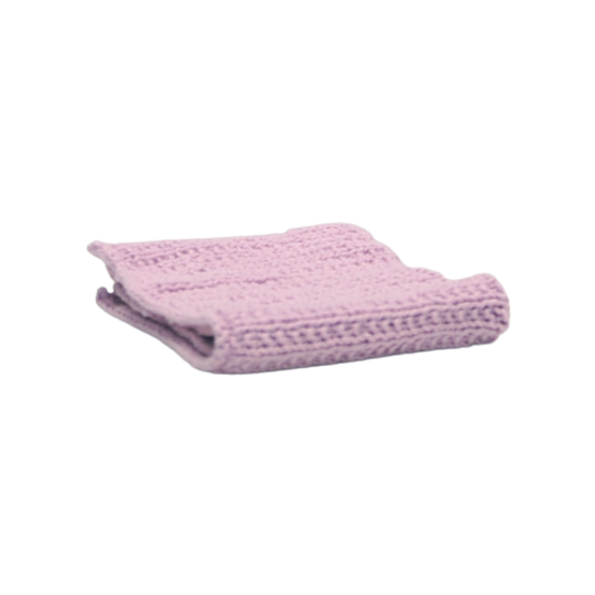 Pastel Lila Hand Gebreid Vaatdoekje 1