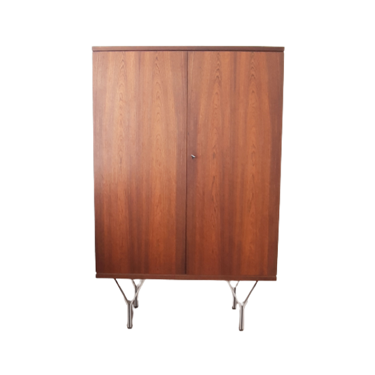 Qa43 – Vintage Highboard – Hofmann – Jaren 60 1