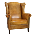 Sprekende Blonde Rundleren Oorfauteuil thumbnail 1