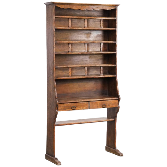 Unieke Authentieke Spaanse Boeren Houten Keuken/ Legkast Uit Begin 20e Eeuw Boordevol Karakter 1