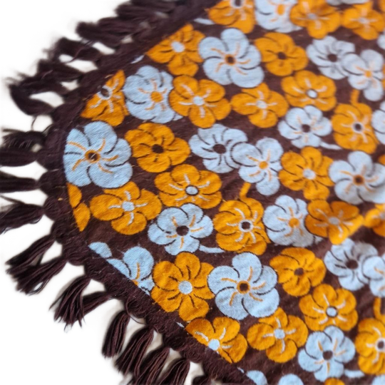 Vintage Sprei Bedsprei Deken Retro Deken Bloemen Plaid 1