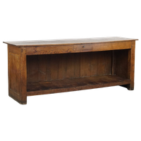 Mooie Antieke Eind 19e Eeuwse Balie/ Dressoir/ Presentatie Tafel Met Een Lade