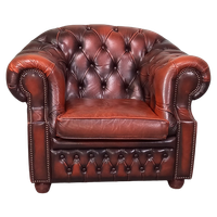 Exclusieve Chesterfield Clubfauteuil Uit 1970