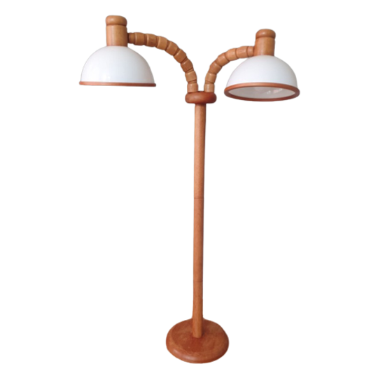 Vintage Steinhauer Mushroom Vloerlamp - Dubbele Kap 1