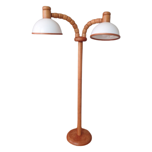 Vintage Steinhauer Mushroom Vloerlamp - Dubbele Kap