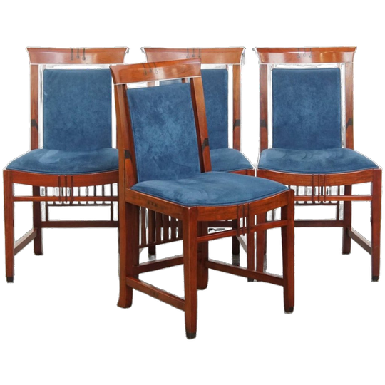 Geweldige Set Van 4 Art Deco Eetkamerstoelen Van Schuitema Uit De Decoforma Serie 1