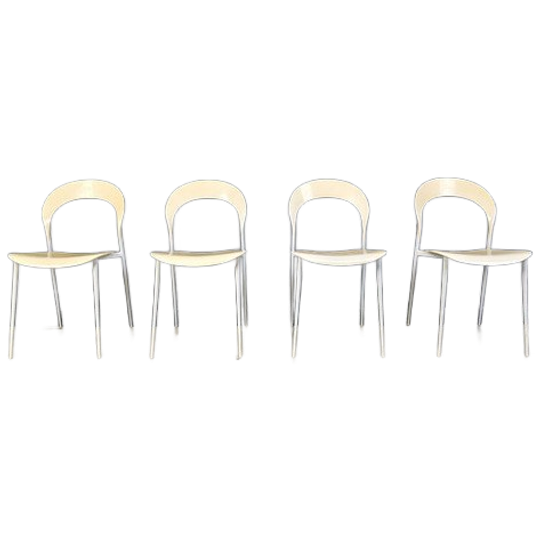 Post Modern Dining Chairs By Calligaris, 1980s - Set Of 4 1
