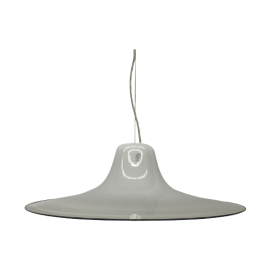 Vintage Leucos Murano Glass Hanging Lamp By Renato Toso 1970’s 1
