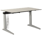 Ahrend Essa Elektrisch Bureau, Zandmelee Blad, 120 X 80 Cm, Hoogte Instelbaar Onderstel, (Let Op, thumbnail 1