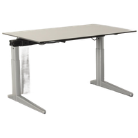 Ahrend Essa Elektrisch Bureau, Zandmelee Blad, 120 X 80 Cm, Hoogte Instelbaar Onderstel, (Let Op,