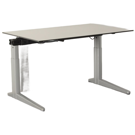 Ahrend Essa Elektrisch Bureau, Zandmelee Blad, 120 X 80 Cm, Hoogte Instelbaar Onderstel, (let Op, 1