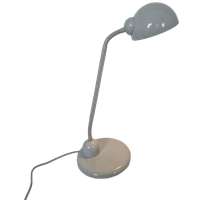 Vintage Grijze Bureaulamp Gooseneck Postmodern Design