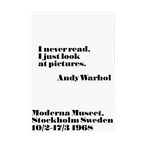 Poster - King & Mcgaw Ik Heb Nooit Gelezen - Andy Warhol 70 X 100 Cm thumbnail 1