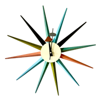 Vintage George Nelson 'Sunburst' For Vitra Clock