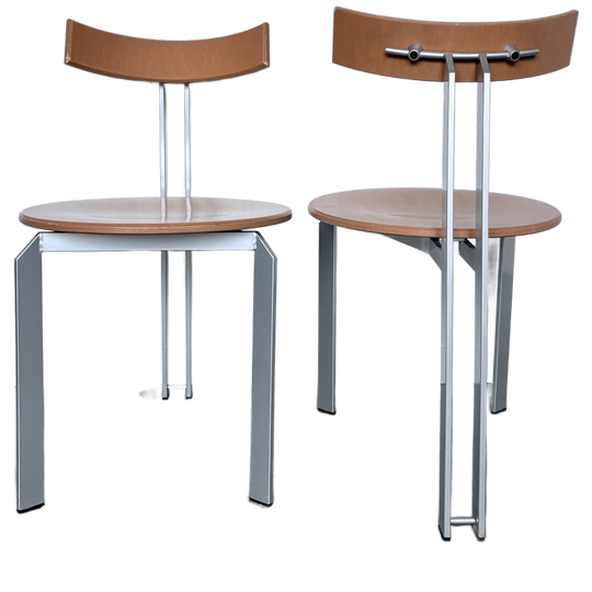 Set Of 2 Harvink Zeta Dining Chair ‘80 1