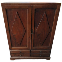 Koloniale Massief Houten Kast