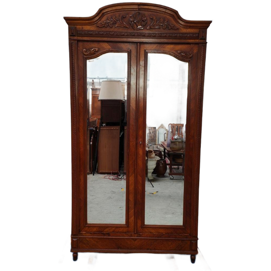 Vintage Antieke Kledingkast Garderobekast Kleerkast Demontabel 515 1