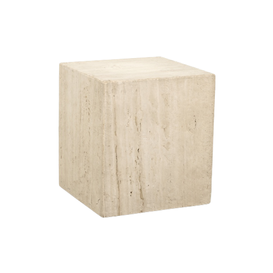 Travertin Kubus Bijzettafel 68010 1