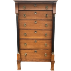 Antiek Hollands Eiken Ladenkast, 92 Cm Breed, 160 Cm Hoog thumbnail 1