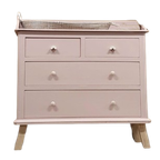 Vintage Prachtige Commode / Ladekast Zachtroze “roos” thumbnail 1