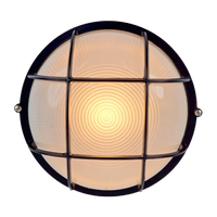 Vintage Simes Buitenlamp Wandlamp Metaal Glas ’80 Italy Nos