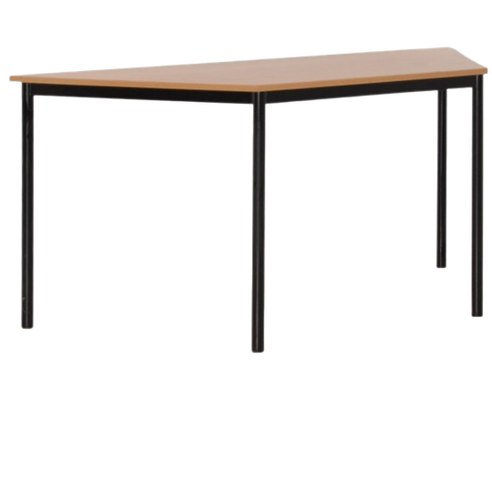 Vepa Kantinetafel, Beuken, Zwart Onderstel, 160 X 75 Cm, Vast Hoogte 1