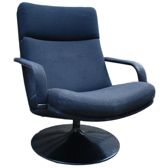 Artifort Fauteuil Zwart Geoffrey Harcourt 1
