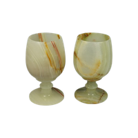 Onyx / Marmer Glazen | Kerst