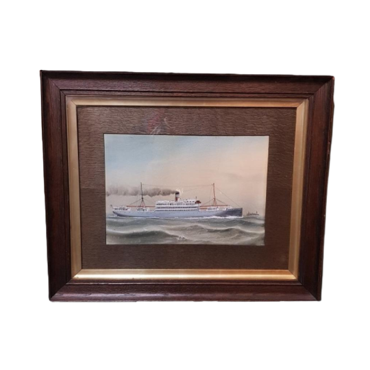 C. Cowland Gouache Van Ss Highland Laddie 1