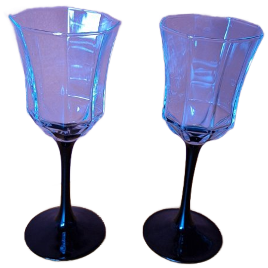 Elegante Luminarc Wijnglazen Zwart 1