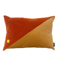 Polspotten Cushion Velvet Gold/rust 40/60