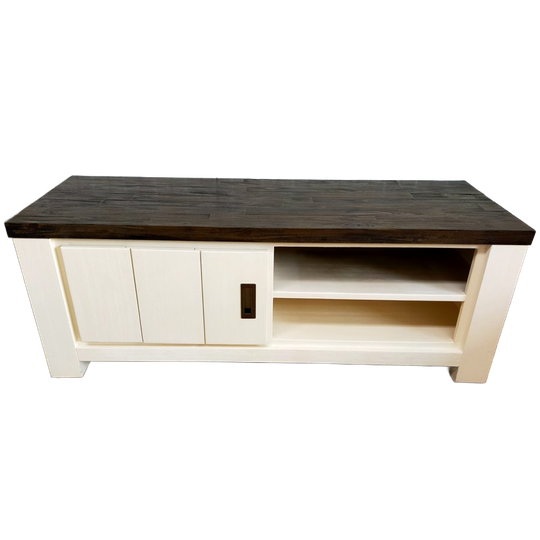 Tv Meubel (bruin/wit) 1