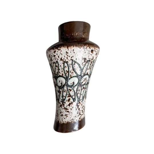 Grote Vintage Duitse Strehla Vaas - 1231 - Fat Lava 1