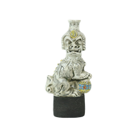 Karaf Garnier Liqueurs Komainu Guardian Lion Foo Dog Keramiek Italy 28Cm