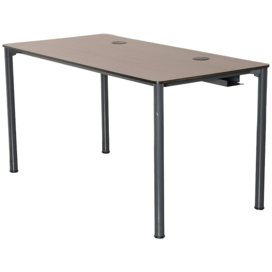 Eromes Luma Bureau, Kersen Havanna Blad, 140 X 70 Cm, Vaste Hoogte Onderstel 1