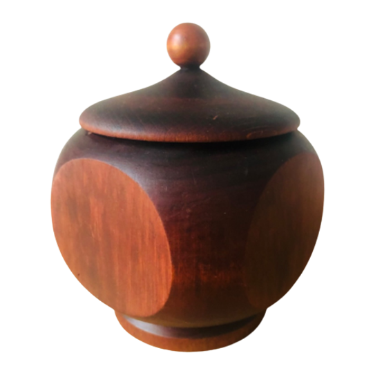 Houten Pot Met Deksel 1