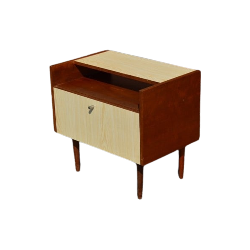 Retro Vintage Dressoir (Tje) Bijzet-Of Nachtkastje Jaren 60