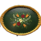 Dienblad Hindeloopen Hout En Riet thumbnail 1
