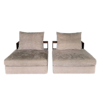 2 X Flexform Groundpiece 1-Zit Sofa