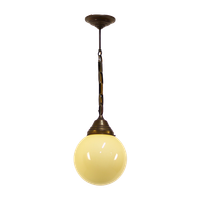 Antieke Art-deco Hanglamp