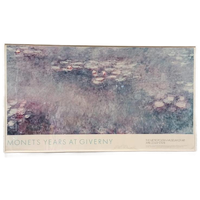 Vintage 1978 Monet Exhibition Poster, The Met Museum, Ny