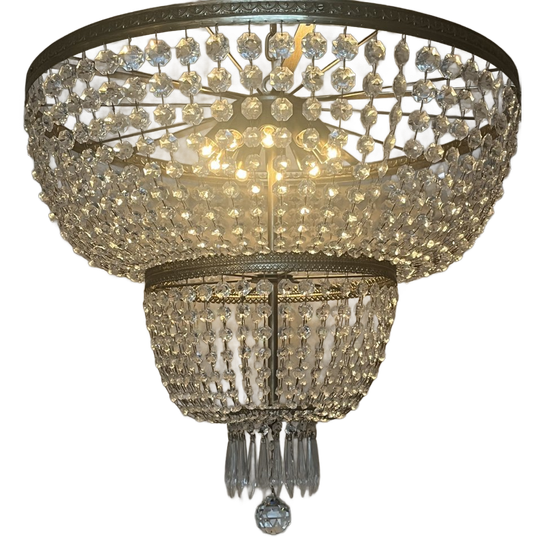 Xxl Design Cristalstrass Kristallen Kroonluchter Hanglamp Brons 1