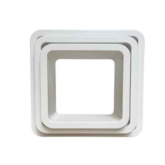 Set Van 3 Kubusvormige Wandkastjes, 1990’s 1