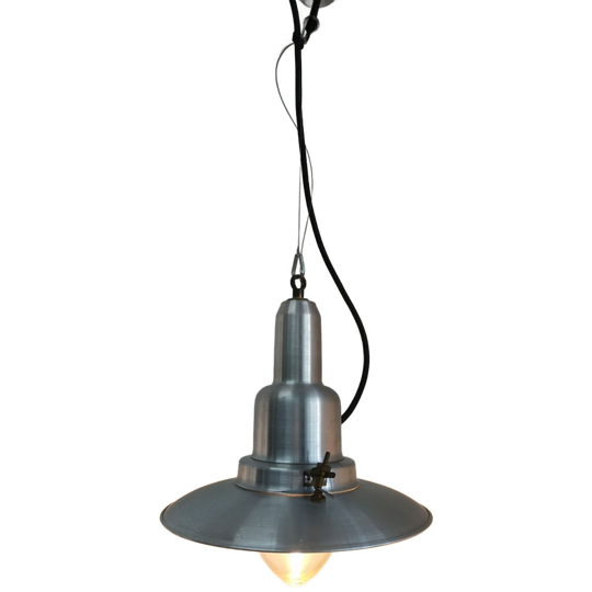 Set Unieke En Zeldzame 'kleine' Vintage Ucello Visserslampen Plafondlamp 1