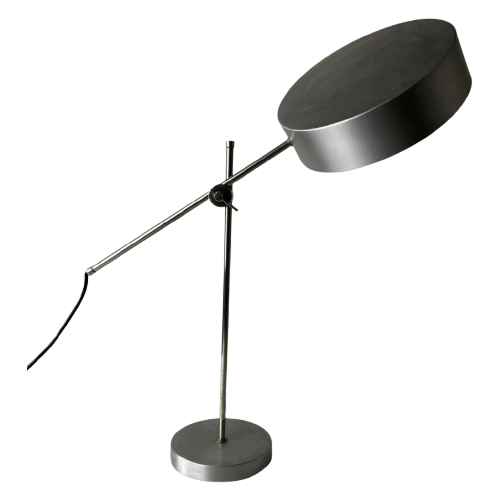 Bureaulamp Hengellamp Metaal Midcentury Vintage Industrieel