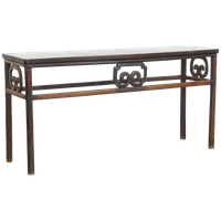Antieke Chinese Side Table/ Altaar Tafel Uit Begin 1900 Met Een Zeldzame Single Piece Top