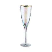 Living Collection Champagneglas Met Gouden Rand.